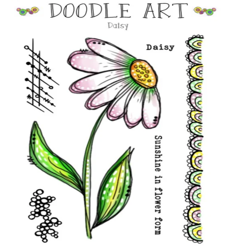2026 New A6 Doodle Art Stamps  – обзор и цена Art Craft Umbrella