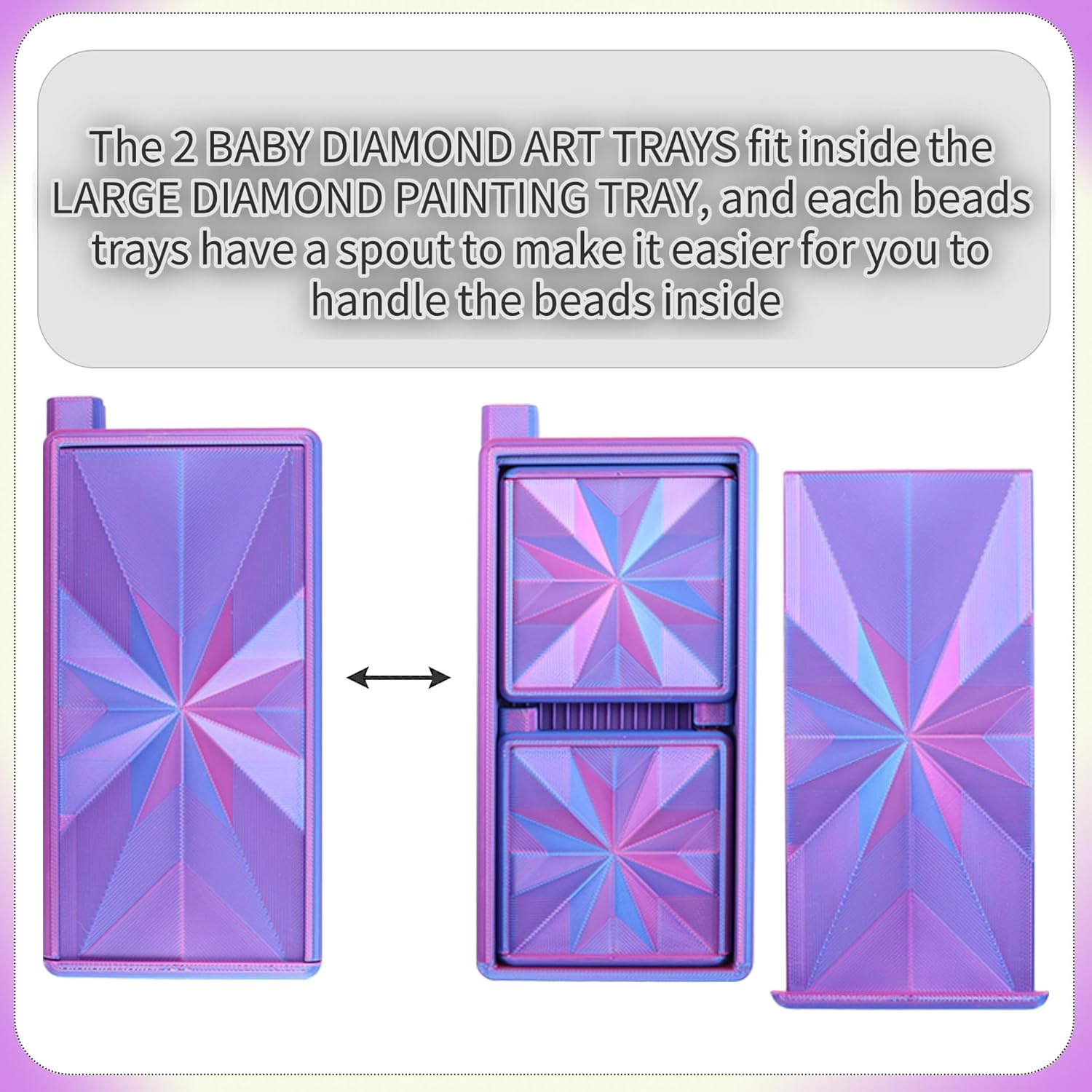 3 in 1 Diamond Art Trays With  – обзор и цена Art Craft Tools