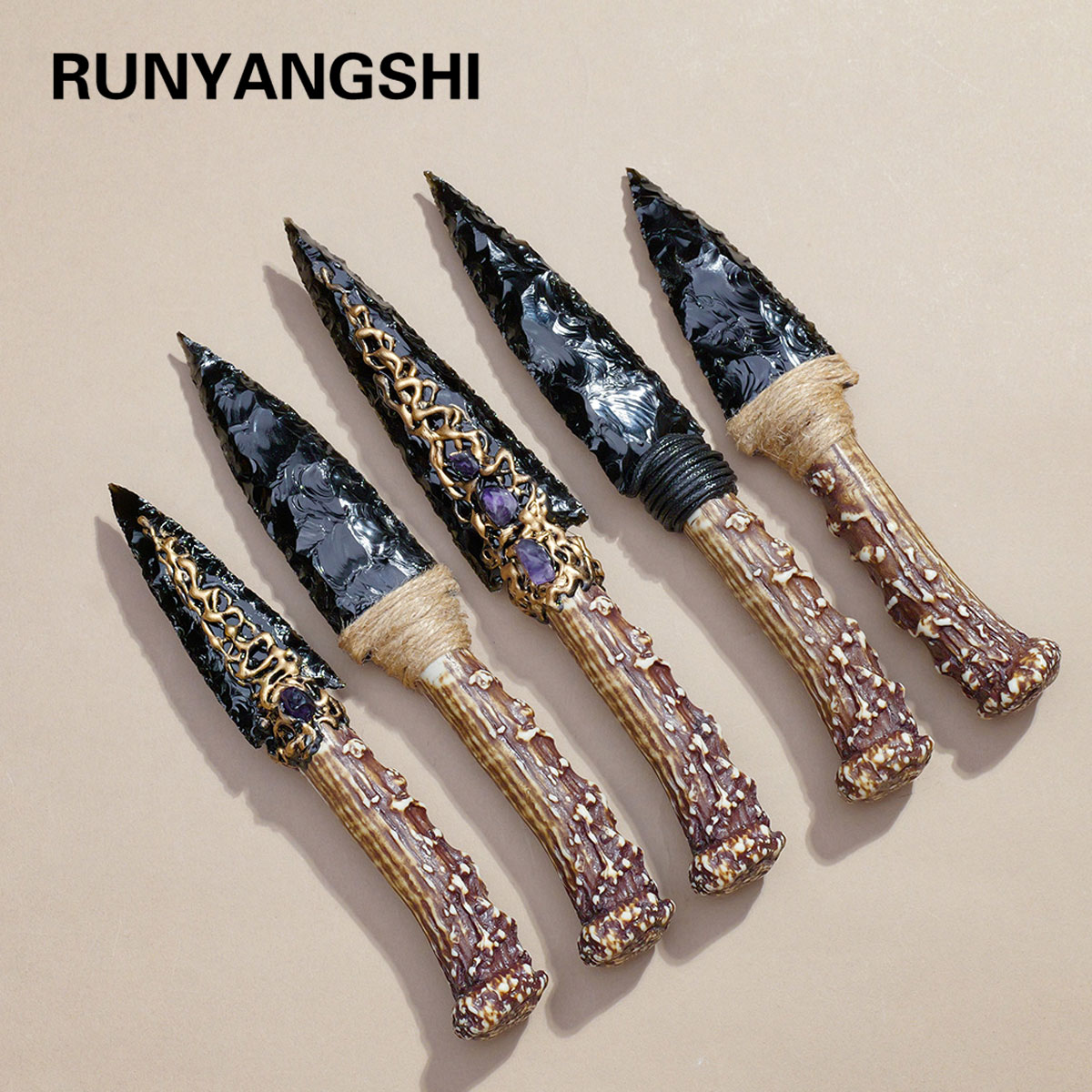 1PC Crystal Obsidian model | N – обзор и цена Art Craft Knife