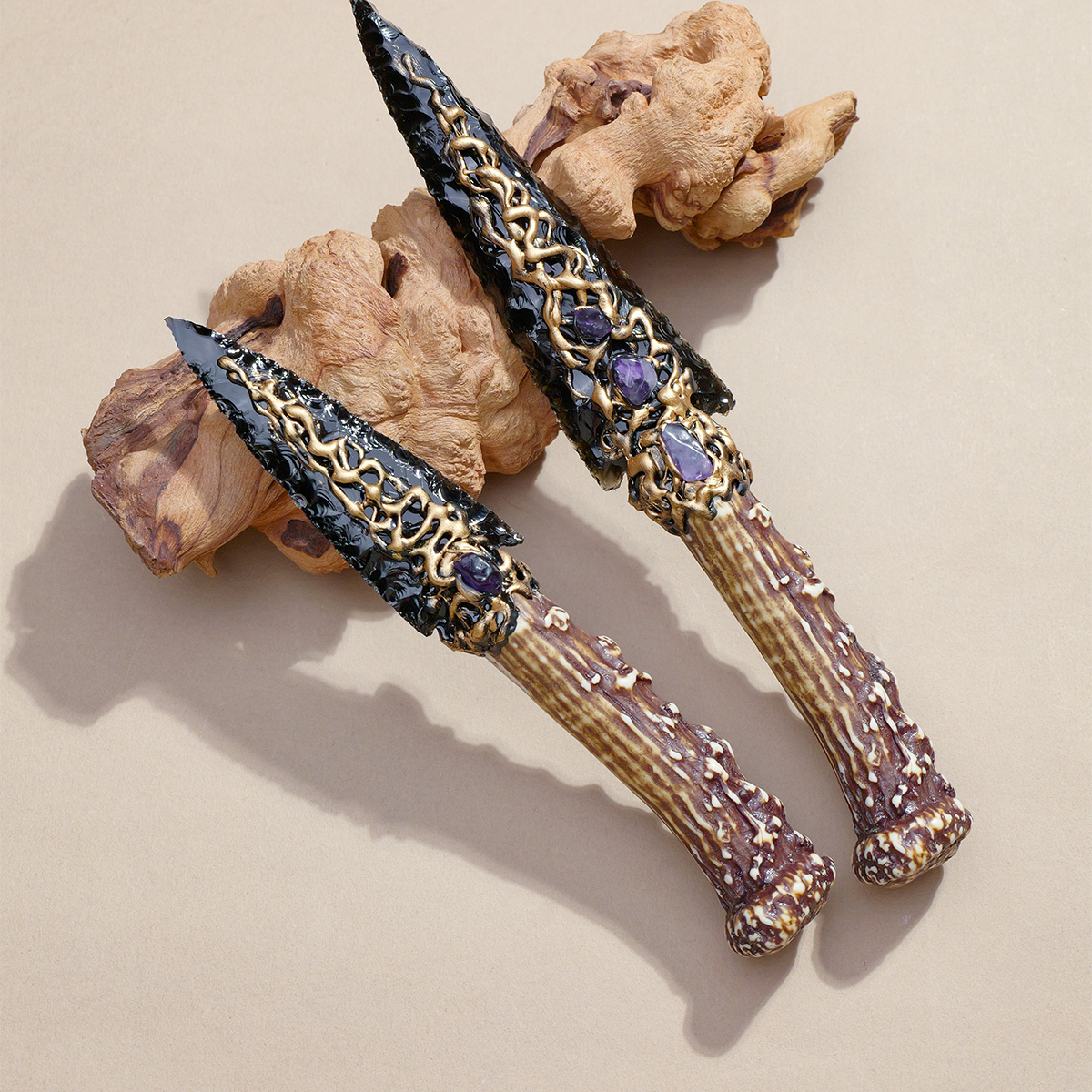 1PC Crystal Obsidian model | N – обзор и цена Art Craft Knife