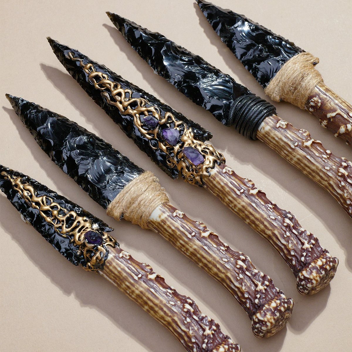 1PC Crystal Obsidian model | N – обзор и цена Art Craft Knife