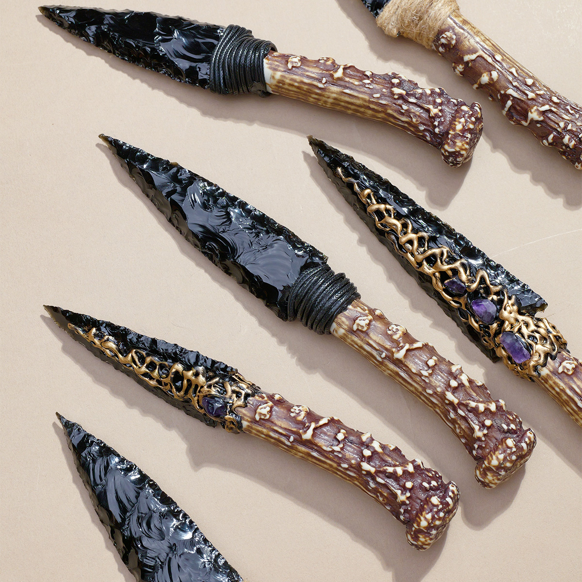 1PC Crystal Obsidian model | N – обзор и цена Art Craft Knife