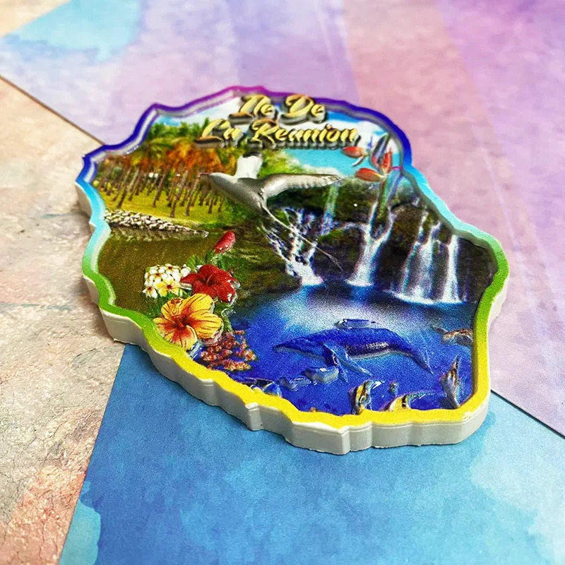 1pc, Reunion Island souvenirs, – обзор и цена Art Craft Magnet